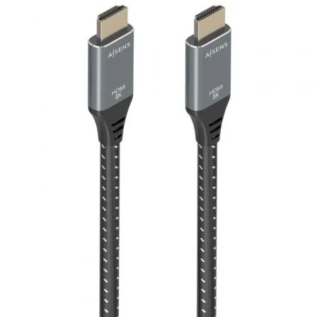Aisens Cable HDMI 2.1 8K 48Gbps 5m Gris/Negro